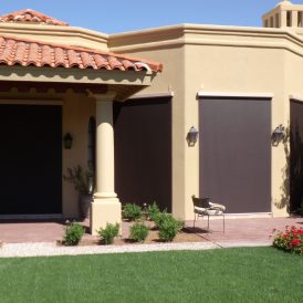 patio roll shades in tempe