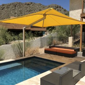 Single Post Shade Canopies for residential