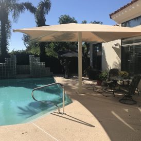 Single Post Shade Canopies for residential