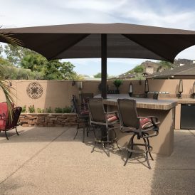 Single Post Shade Canopies