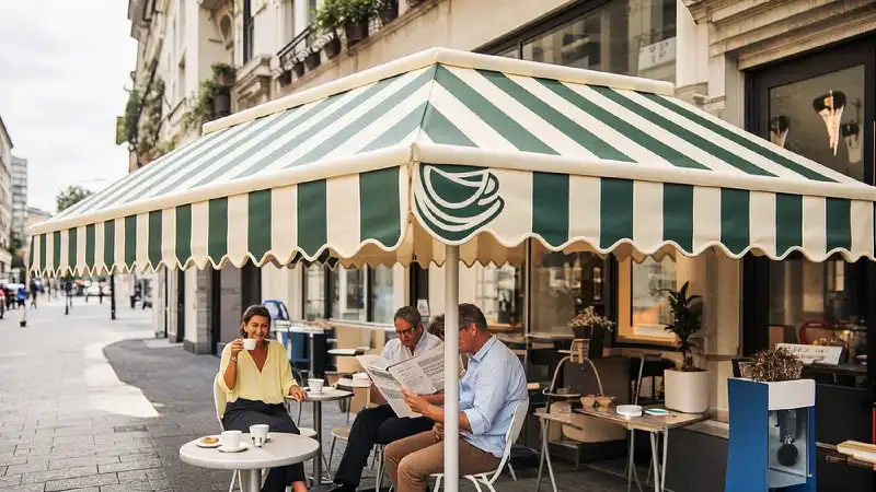 commercial awning costs